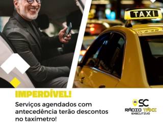 Táxi agendado: consulte os descontos disponíveis