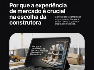 Por que a experiência de mercado é crucial na escolha da construtora