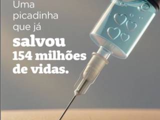 Uma picadinha que salvou 154 milhões de vida