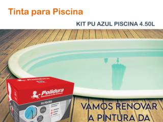 Tinta para Piscina de Fibra - Casa de Tinta Vidrocor Botucatu