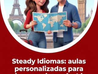 Steady Idiomas: aulas personalizadas para viagens e intercâmbio