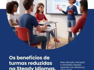 Os benefícios de turmas reduzidas na Steady Idiomas