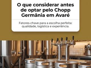 O que considerar antes de optar pelo Chopp Germânia em Avaré