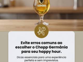 Evite erros comuns ao escolher o Chopp Germânia para seu happy hour