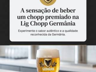 A sensação de beber um chopp premiado na Lig Chopp Germânia
