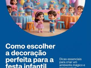 Como escolher a decoração perfeita para a festa infantil