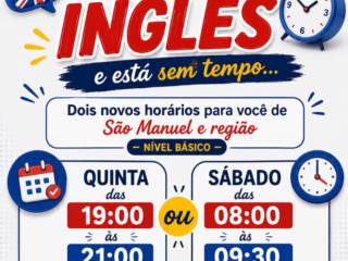 Aprenda inglês ainda em 2026!