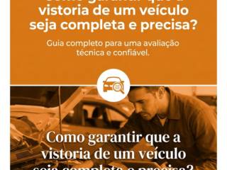 Como garantir que a vistoria de um veículo seja completa e precisa?