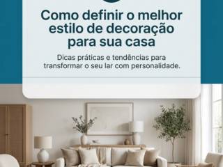 Como definir o melhor estilo de decoração para sua casa