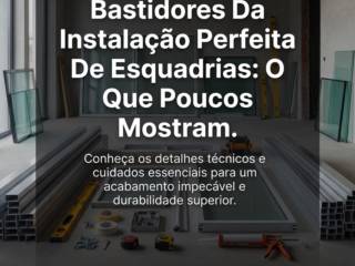 Bastidores Da Instalação Perfeita De Esquadrias: O Que Poucos Mostram