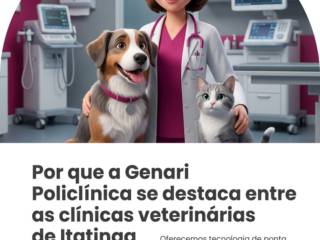 Por que a Genari Policlínica se destaca entre as clínicas veterinárias de Itatinga