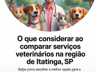 O que considerar ao comparar serviços veterinários na região de Itatinga, SP