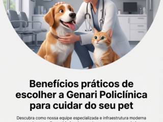 Benefícios práticos de escolher a Genari Policlínica para cuidar do seu pet