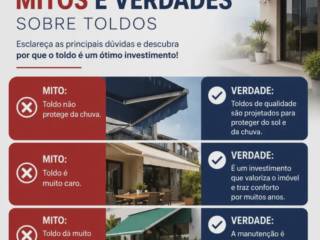 Mitos e verdades sobre toldos: descubra o que é real antes de investir
