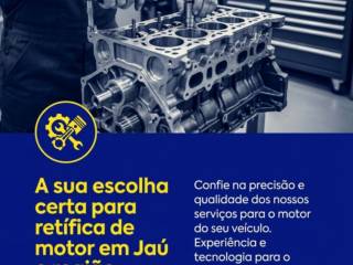 A sua escolha certa para retífica de motor em Jaú e região