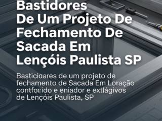 Bastidores De Um Projeto De Fechamento De Sacada Em Lençóis Paulista SP