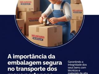 A importância da embalagem segura no transporte dos meus pertences