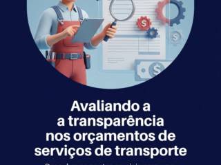 Avaliando a transparência nos orçamentos de serviços de transporte