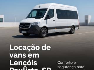 Locação de vans em Lençóis Paulista, SP