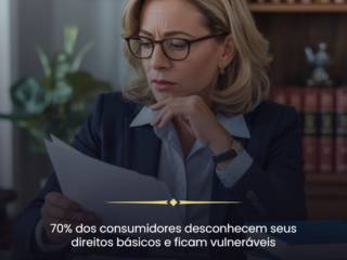 Você sabia que 70% dos consumidores não conhecem seus direitos básicos?