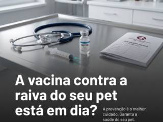 A vacina contra a raiva do seu pet está em dia?
