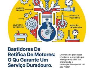 Bastidores Da Retífica De Motores: O Que Garante Um Serviço Duradouro