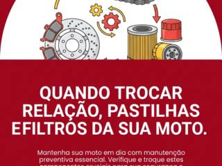 Quando Trocar Relação, Pastilhas E Filtros Da Sua Moto