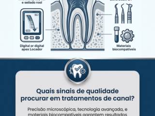 Quais sinais de qualidade procurar em tratamentos de canal?