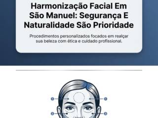 Harmonização Facial Em São Manuel: Segurança E Naturalidade São Prioridade