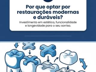 Por que optar por restaurações modernas e duráveis?