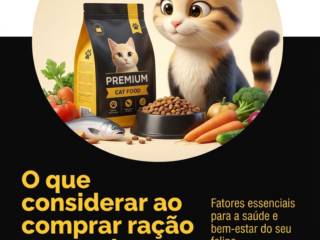 O que considerar ao comprar ração para gatos