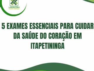 5 exames essenciais para cuidar da saúde do coração em Itapetininga