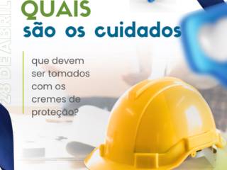 Quais são os cuidados que devem ser tomados com os cremes de proteção?