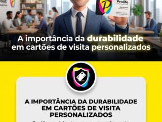 A importância da durabilidade em cartões de visita personalizados