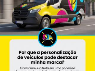 Por que a personalização de veículos pode destacar minha marca?