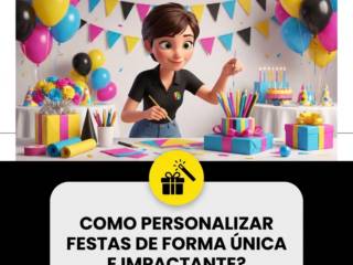 Como personalizar festas de forma única e impactante?