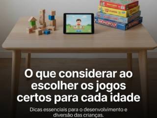 O que considerar ao escolher os jogos certos para cada idade