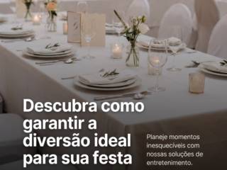 Descubra como garantir a diversão ideal para sua festa