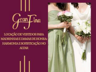 Locação de Vestidos para Madrinhas e Damas de Honra: Harmonia e Sofisticação no Altar