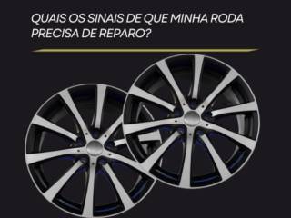 Quais os sinais de que minha roda precisa de reparo?