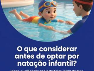 O que considerar antes de optar por natação infantil?