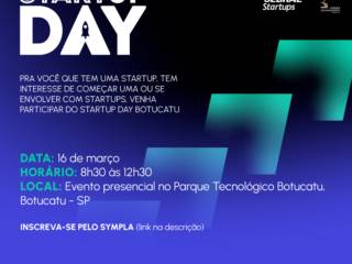 Startup Day do Sebrae será realizado sábado, 16, em Botucatu