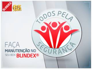 TODOS PELA SEGURANÇA: FAÇA MANUTENÇÃO NO SEU BOX BLINDEX