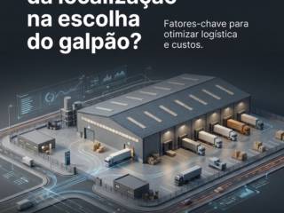 Qual o impacto da localização na escolha do galpão?