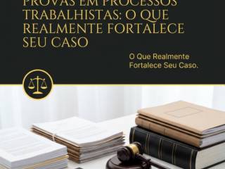 Provas Em Processos Trabalhistas: O Que Realmente Fortalece Seu Caso