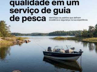 3 sinais de qualidade em um serviço de guia de pesca