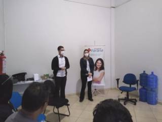 Orientação sobre Hipertensão/ Diabetes + Teste de Glicemia+ Aferição de Pressão