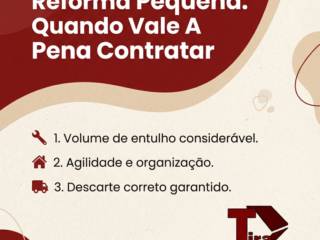 Caçamba Para Reforma Pequena: Quando Vale A Pena Contratar