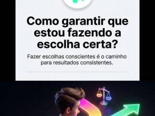 Como garantir que estou fazendo a escolha certa?