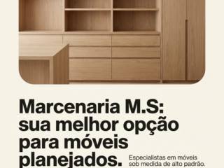 Marcenaria M.S: sua melhor opção para móveis planejados